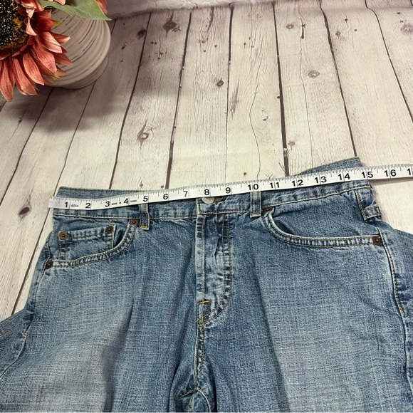 lucky brand dungarees gene montesano Classic Blue Womens Jeans 4 27 button fly - Picture 4 of 8